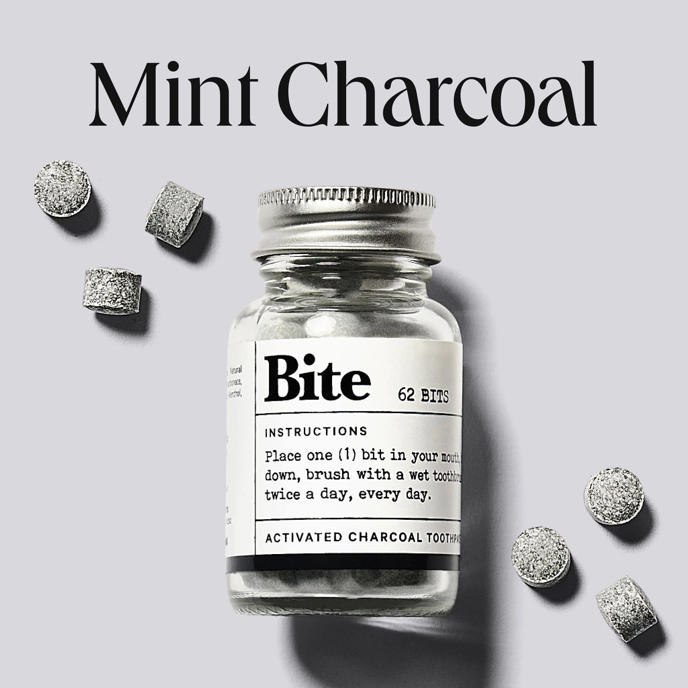 Bite Toothpaste Bits ā Natural, Remineralizing, Whitening Toothpaste Tablets with Nano-Hydroxyapatite and Xylitol - As Seen On Shark Tank - Image 12
