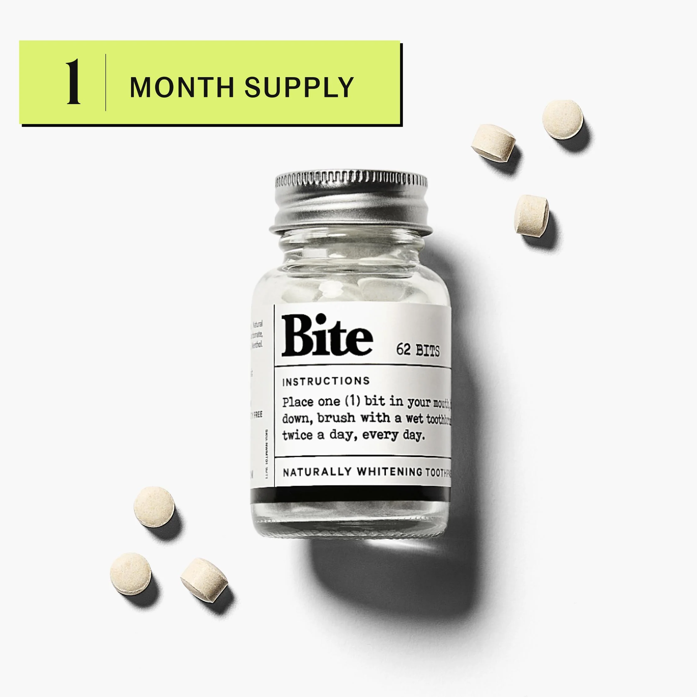 Bite Toothpaste Bits ā Natural, Remineralizing, Whitening Toothpaste Tablets with Nano-Hydroxyapatite and Xylitol - As Seen On Shark Tank - Image 15