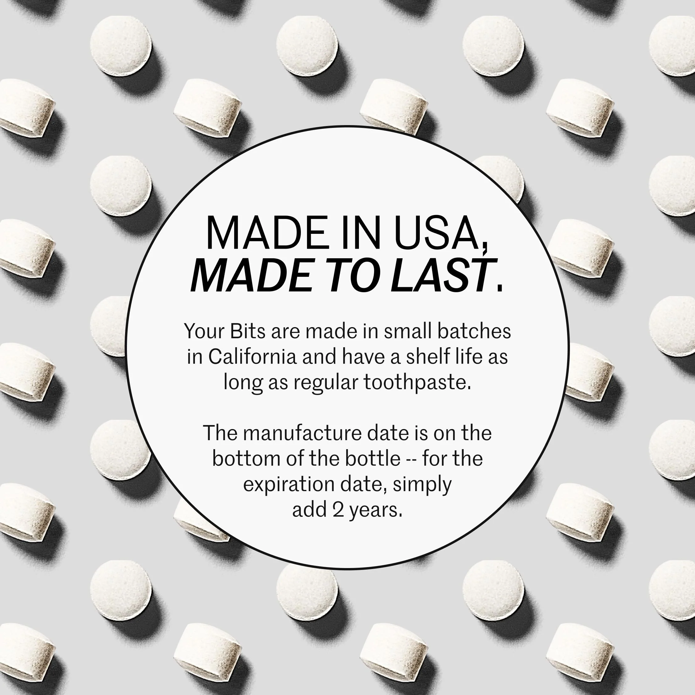 Bite Toothpaste Bits ā Natural, Remineralizing, Whitening Toothpaste Tablets with Nano-Hydroxyapatite and Xylitol - As Seen On Shark Tank - Image 7