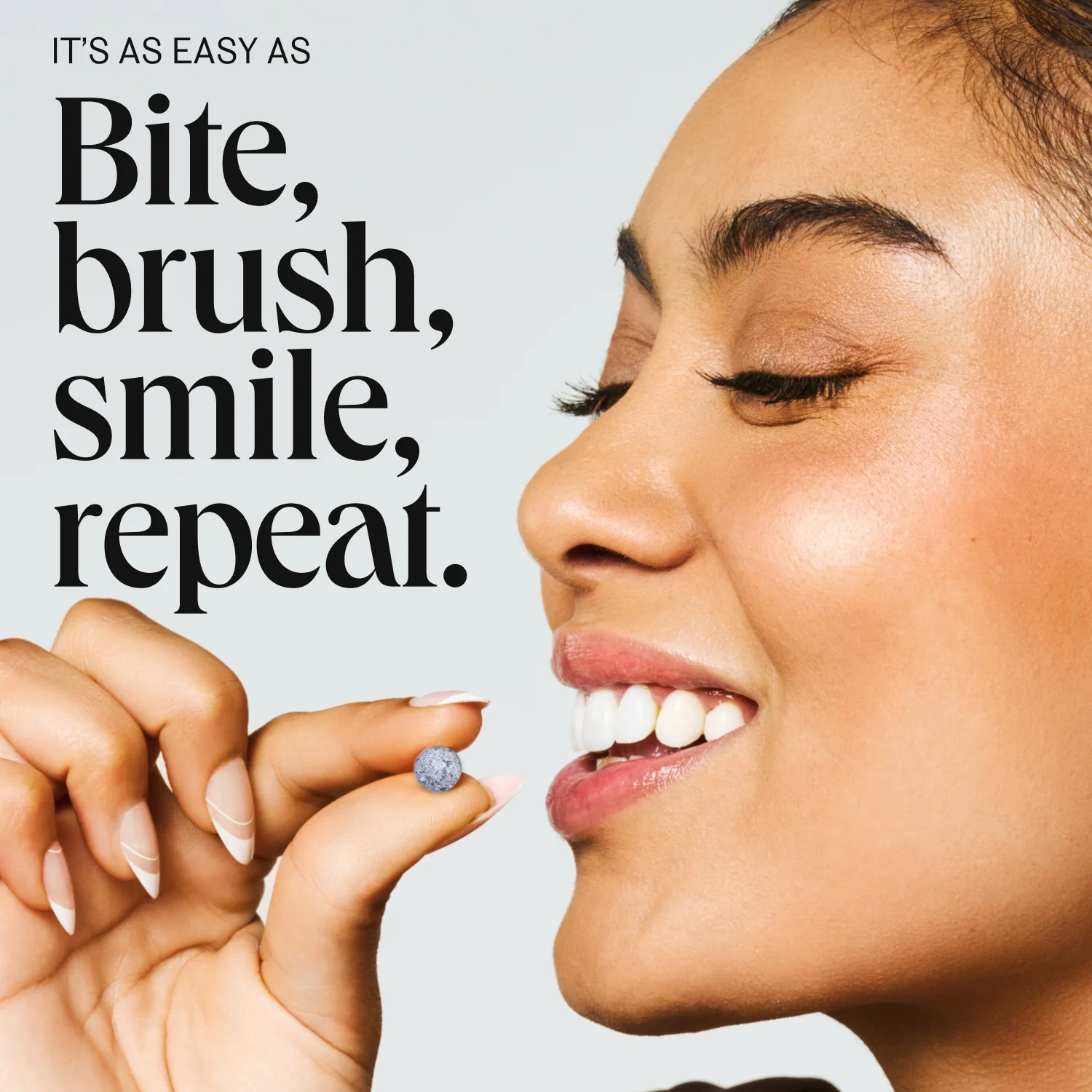 Naturally Whitening Mint Charcoal Toothpaste Bits - the ORIGINAL viral toothpaste tablets - Image 2
