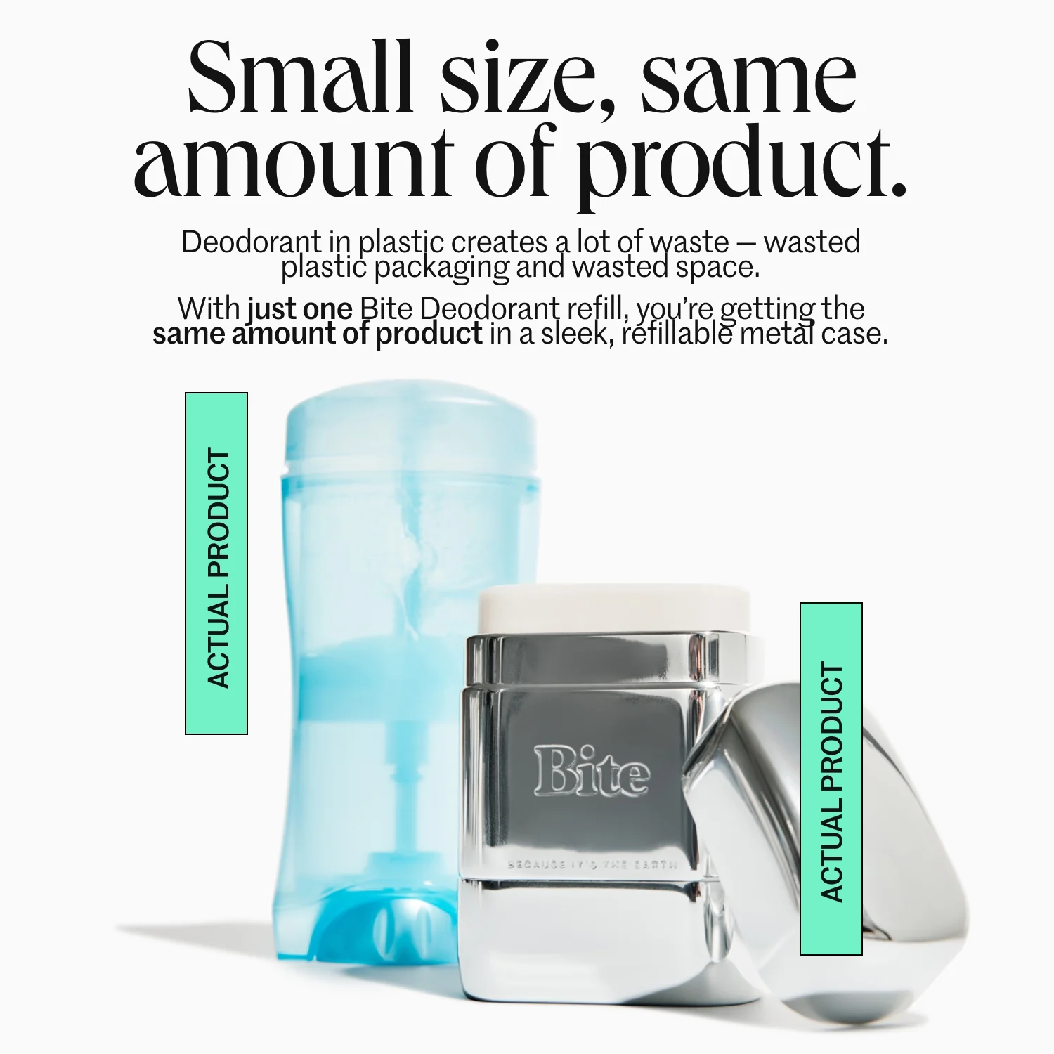 Refillable Natural Deodorant by Bite - Clinically Proven Odor Control, Long-Lasting, Aluminum-Free - Image 4