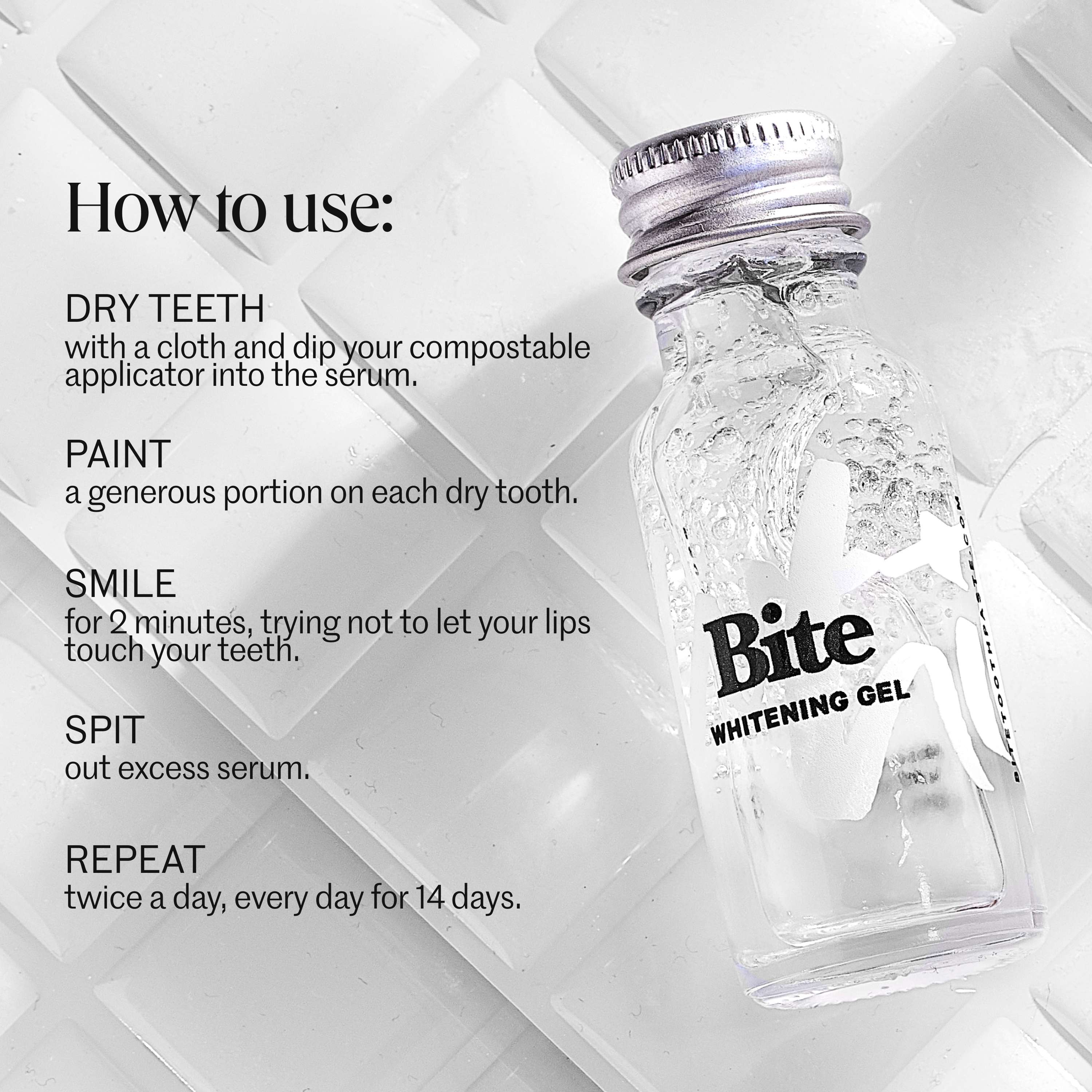 Whitening Gel for TikTok by Bite Toothpaste – Gentle, Effective Teeth Whitening with Bamboo Applicator - Safe for Sensitive Teeth - Image 8